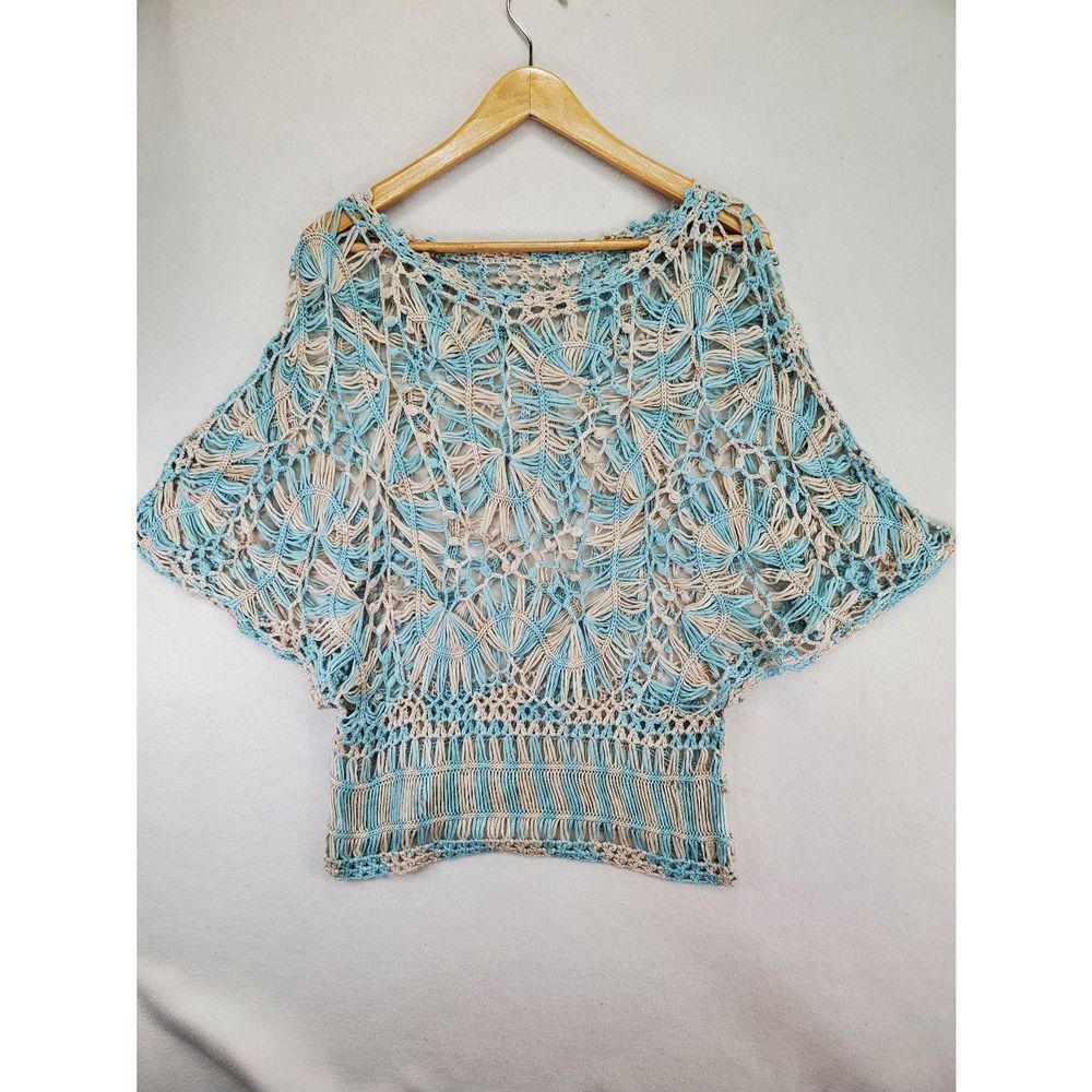 Handmade Crochet Women's Top Beach Swim Cover